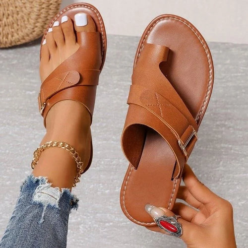 2026 Women New Fashionable Flat Heel Casual Women's Sandals